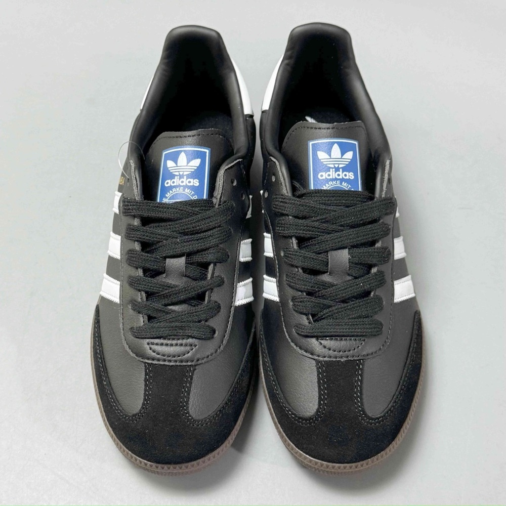 NWT SAMBA OG comfortable casual wear-resistant low shoes unisex sneakers black - Picture 3 of 4